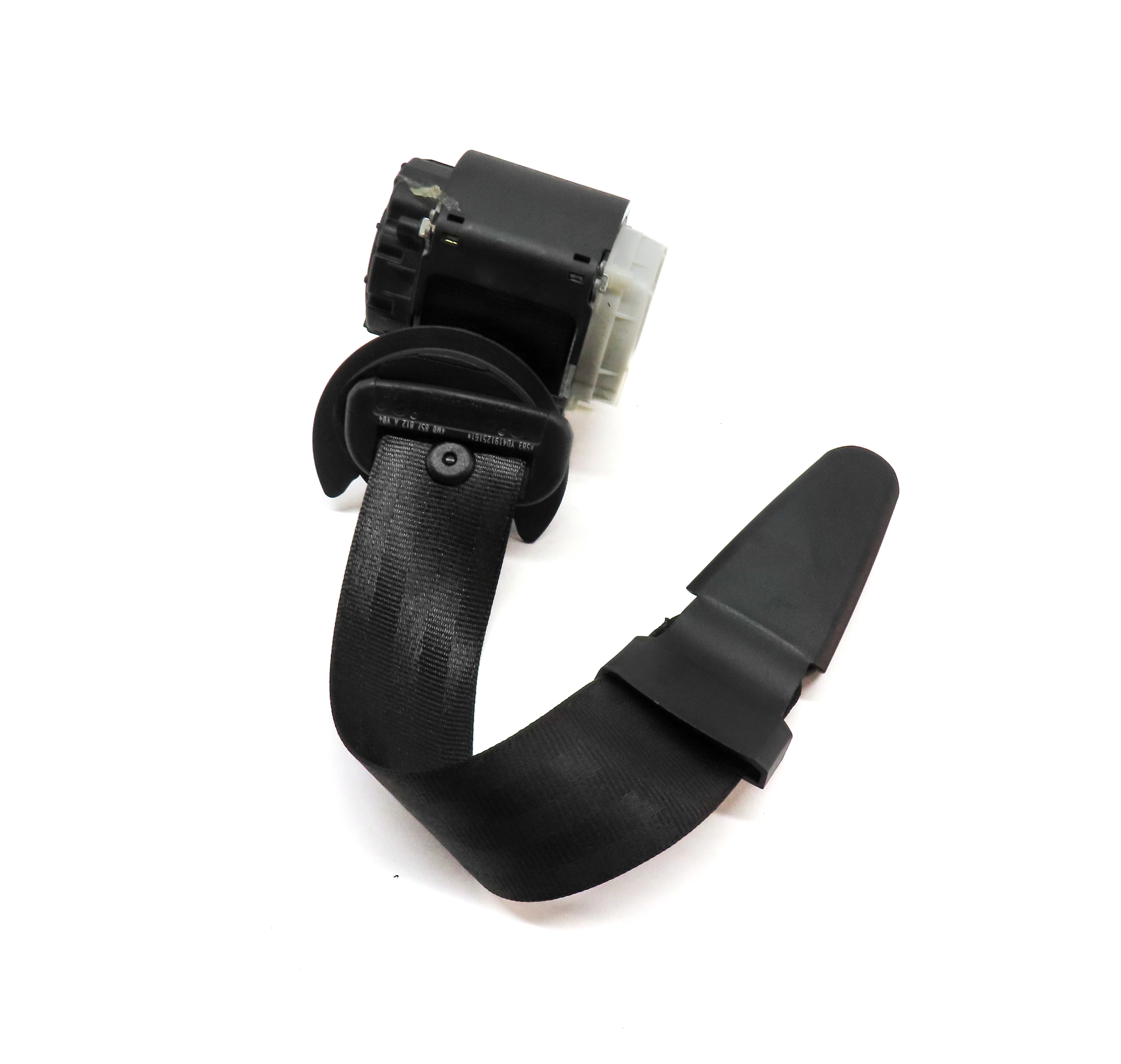 2017 AUDI Q7 (4M) REAR 3RD THIRD ROW RIGHT SEAT SEATBELT RETRACTOR (BLACK) — exact item pictured